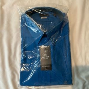 Van Heusen dark blue dress shirt NWT